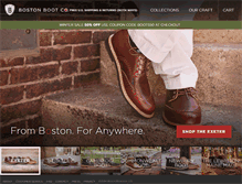 Tablet Screenshot of bostonbootco.com